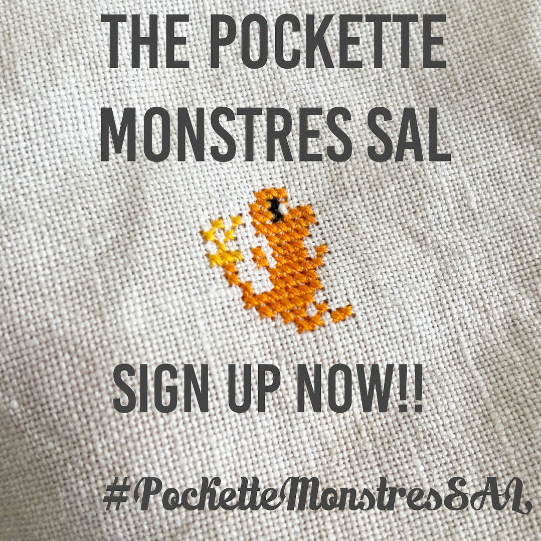 The Pockette Monstres StitchAlong
