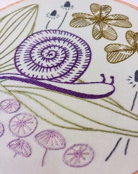 Cozyblue Handmade Embroidery Kit - Slow + Steady