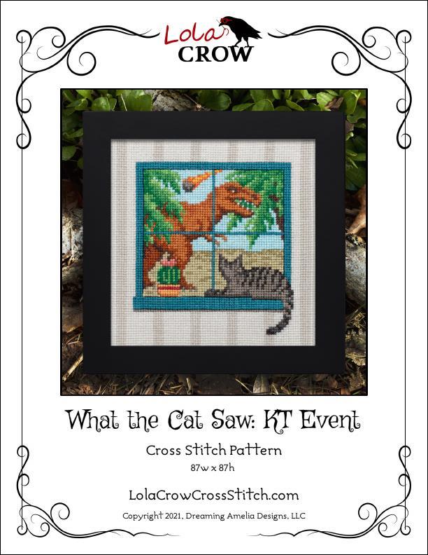 Lola Crow Cross Stitch - What the Cat Saw: KT Event