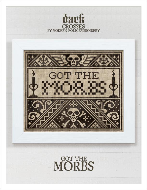 Modern Folk Embroidery - Got the Morbs