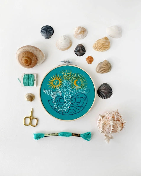 Rikrack Embroidery Kit - Mermaid