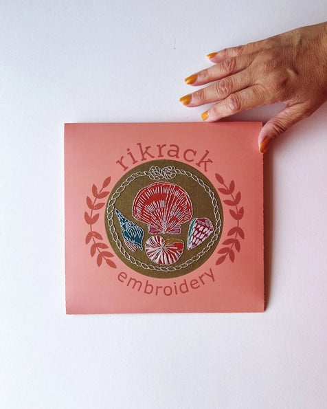 Rikrack Embroidery Kit - Shells