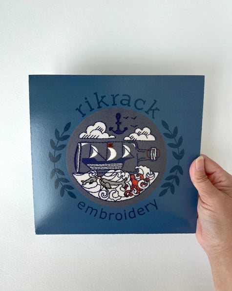 Rikrack Embroidery Kit - Ship
