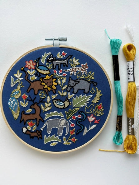 Rikrack Embroidery Kit - Wildlife