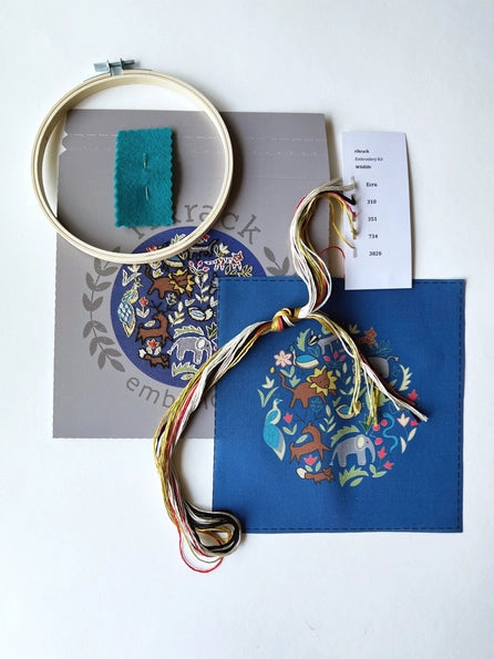 Rikrack Embroidery Kit - Wildlife