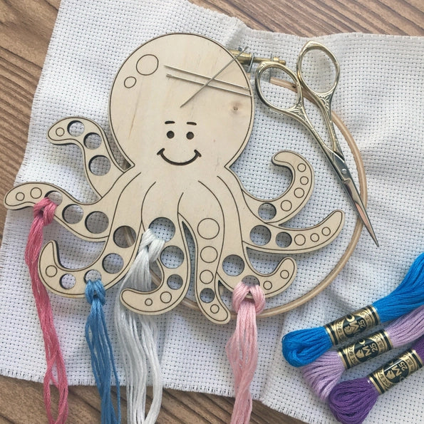 Snarky Crafter Octopus Floss Organizer