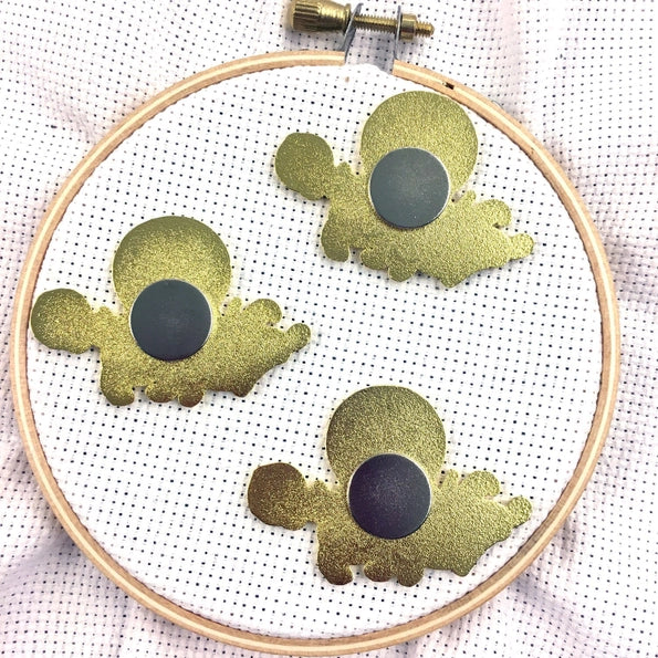 Snarky Crafter Needle Minder - Stitching Octopus Green