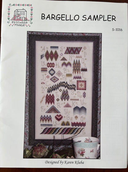 Rosewood Manor - Bargello Sampler with Linen S-1016