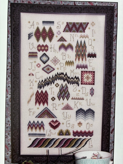 Rosewood Manor - Bargello Sampler with Linen S-1016