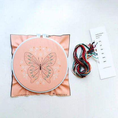 Cozyblue Handmade Embroidery Kit - Butterfly