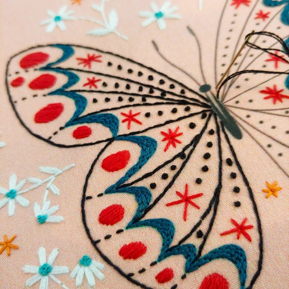 Cozyblue Handmade Embroidery Kit - Butterfly