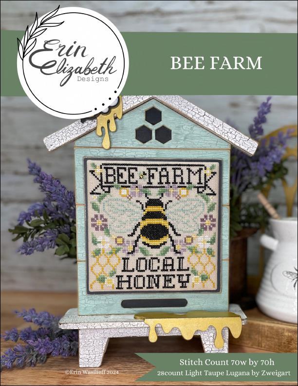 Bee Farm by Erin Elizabeth Designs Cross Stitch Pattern