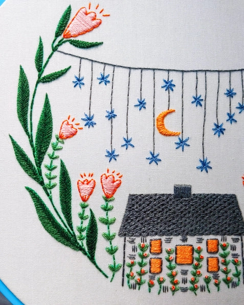 Cozyblue Handmade Embroidery Kit - Golden Slumbers