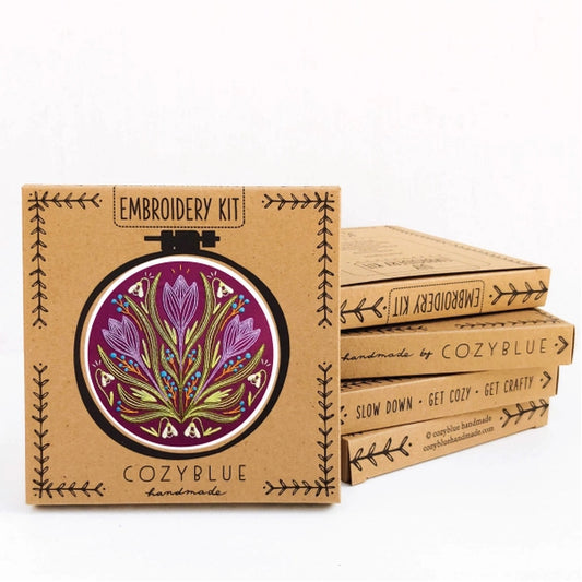 Cozyblue Handmade Embroidery Kit - Early Bloomer