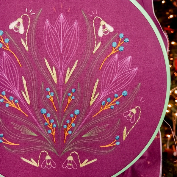 Cozyblue Handmade Embroidery Kit - Early Bloomer