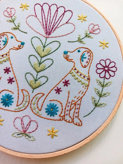 Cozyblue Handmade Embroidery Kit - Folk Tails