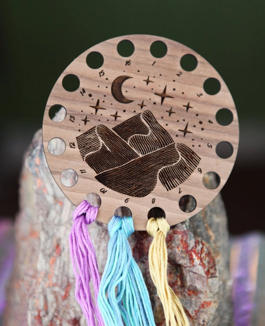 Sunrise Grove Floss Organizer - Lunar (Walnut)