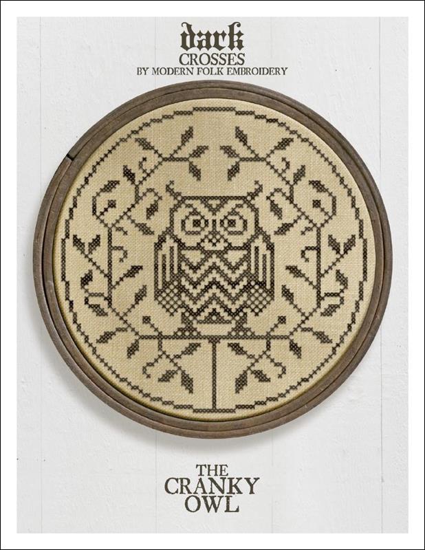 Modern Folk Embroidery - The Cranky Owl