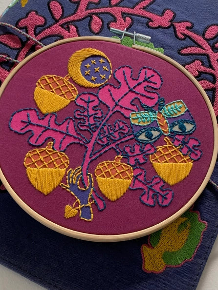 Rikrack Embroidery Kit - Acorns