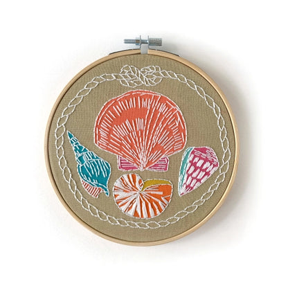 Rikrack Embroidery Kit - Shells