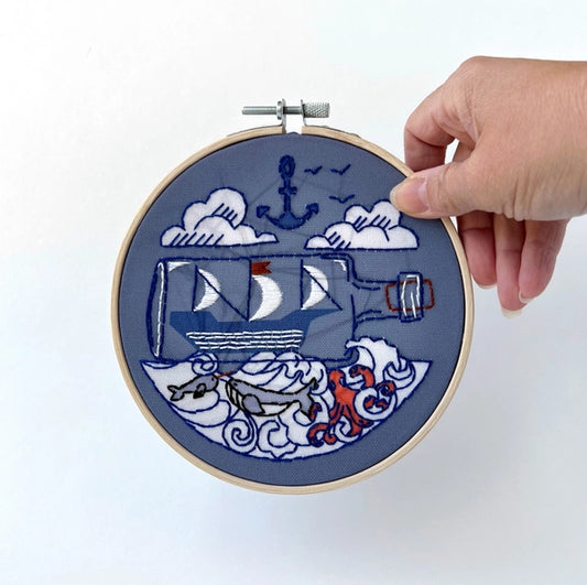 Rikrack Embroidery Kit - Ship