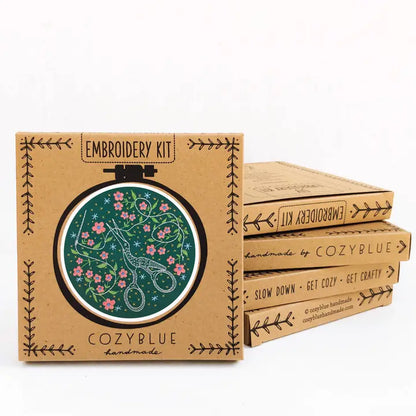 Cozyblue Handmade Embroidery Kit - Stitchcraft