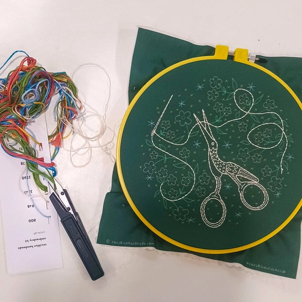 Cozyblue Handmade Embroidery Kit - Stitchcraft
